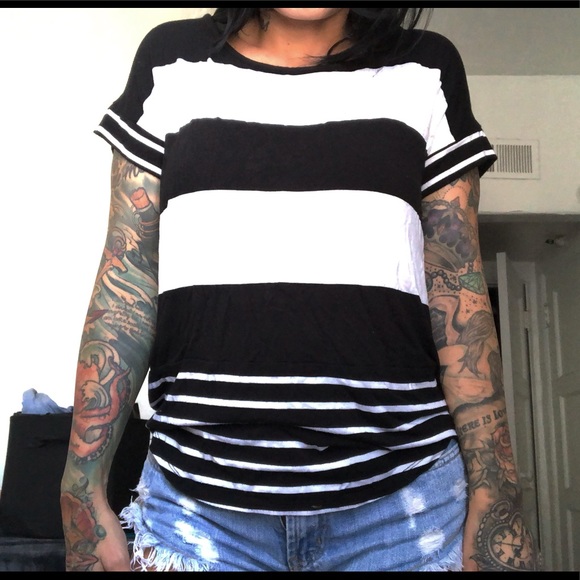 Cynthia Rowley Striped Blouse - Picture 2 of 6